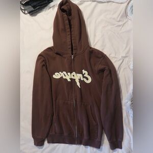 Empyre Brown Hoodie Size S